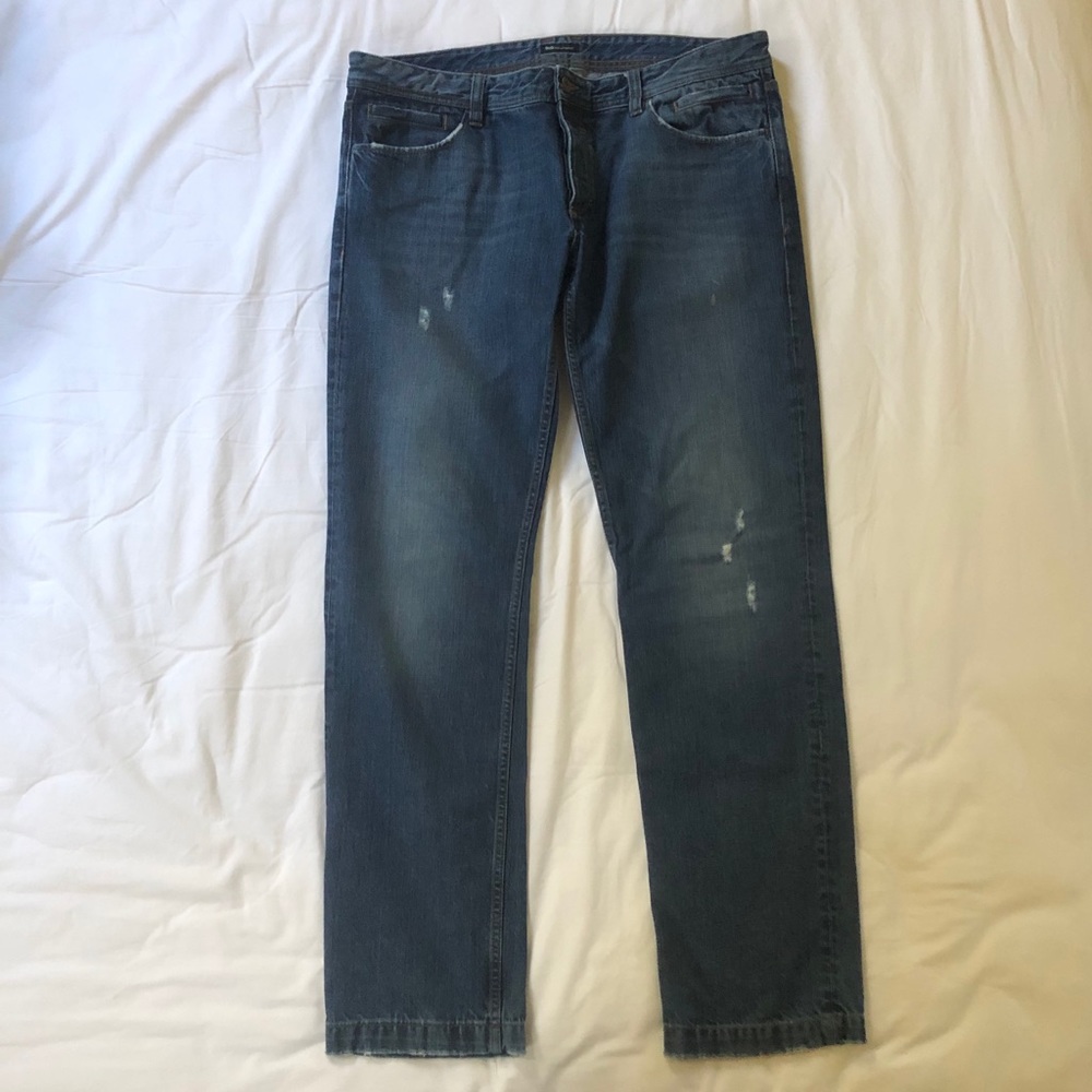 DOLCE & GABBANA Dark Blue Straight Fit Jeans